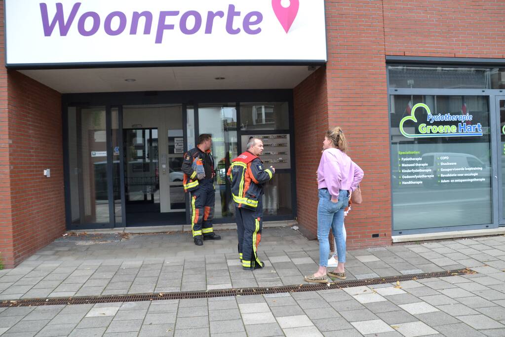 Brand in pand van woningcorporatie Woonforte