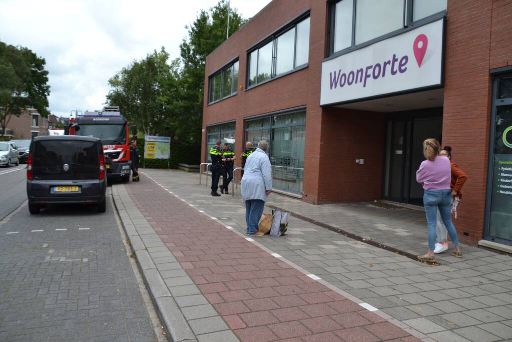 Brand in pand van woningcorporatie Woonforte