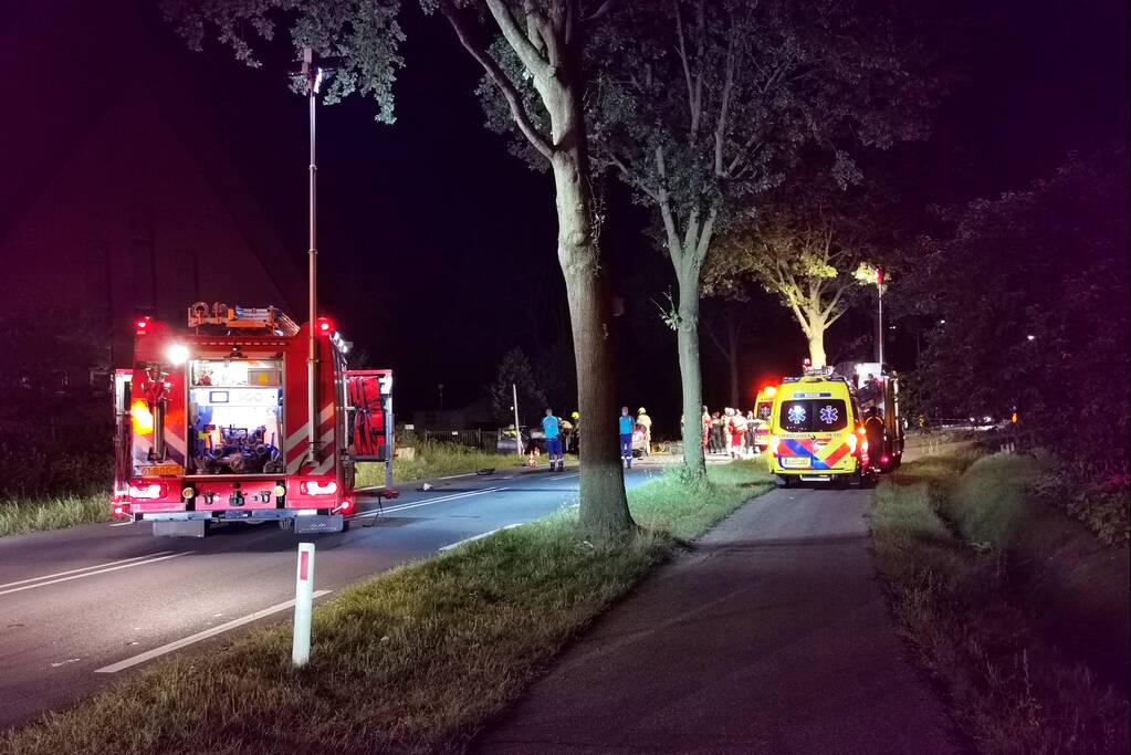 Dode en gewonden bij frontale botsing, verdachte aangehouden