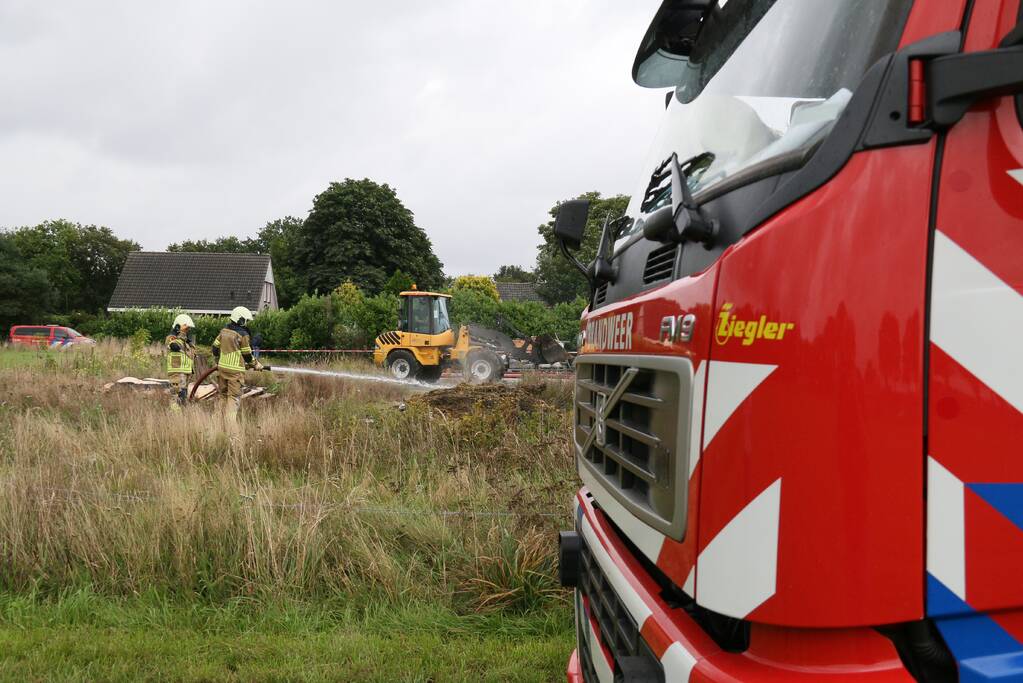 Bedrijfspand gaat in vlammen op