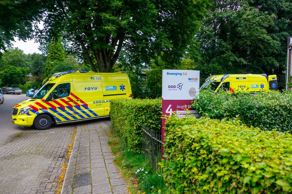 Traumahelikopter landt voor complicaties met baby