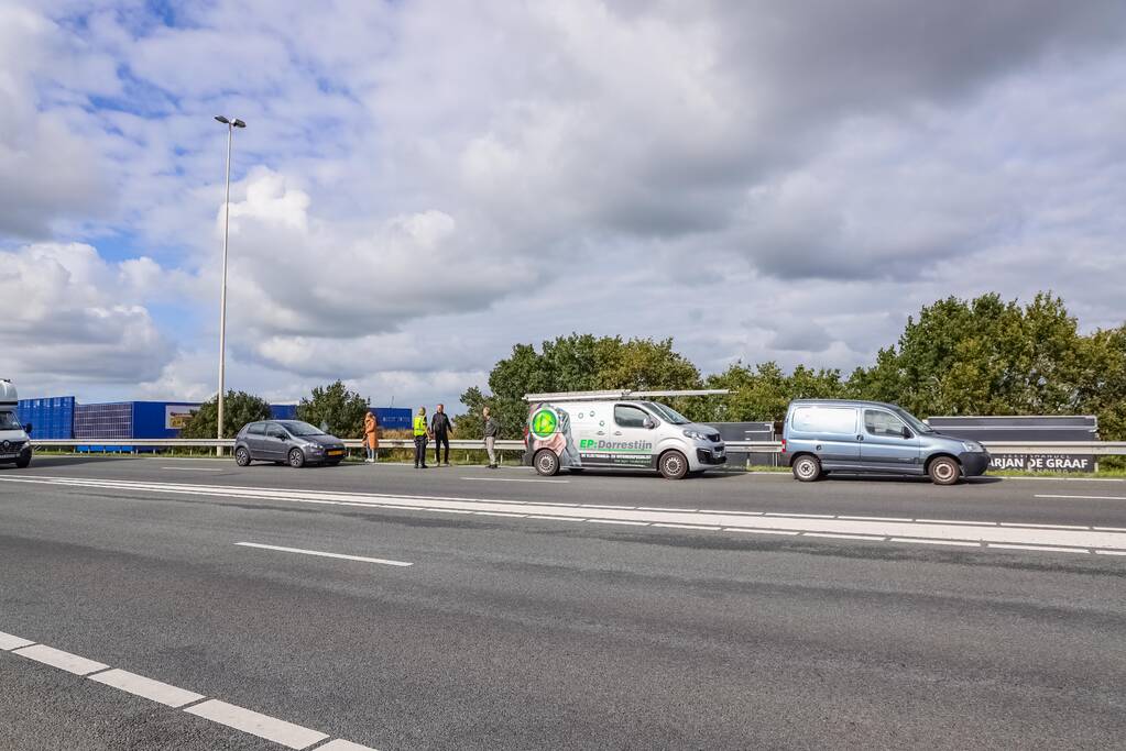 Twee ongevallen op snelweg