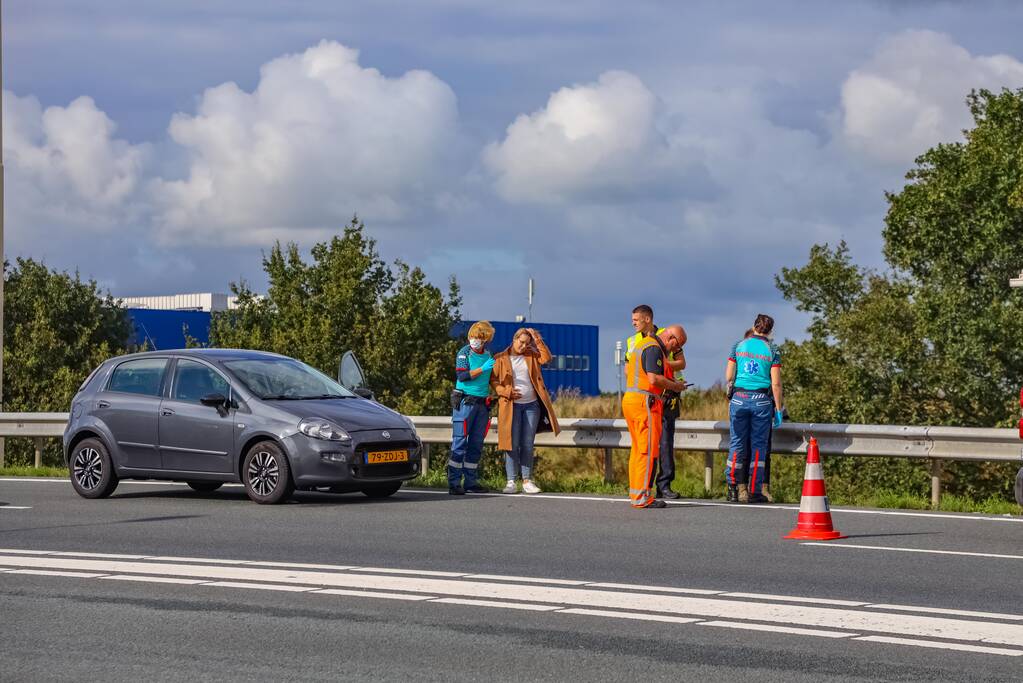 Twee ongevallen op snelweg