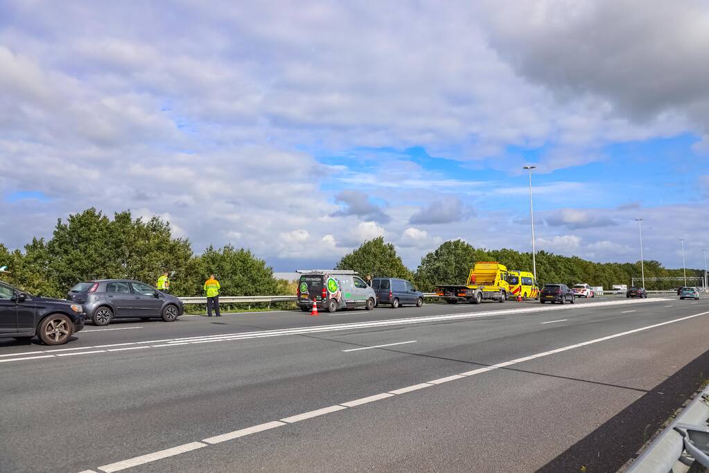 Twee ongevallen op snelweg