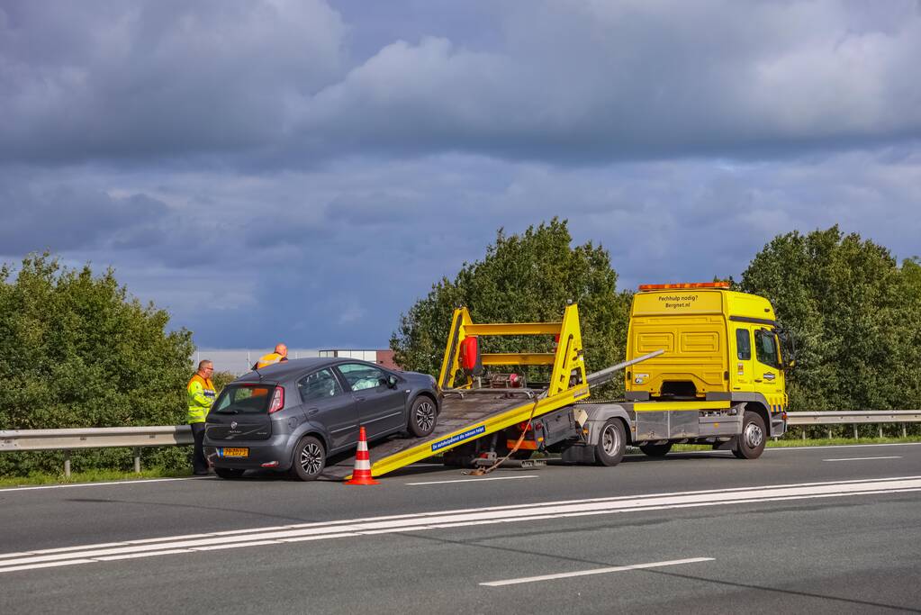 Twee ongevallen op snelweg