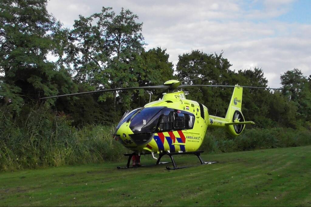 Traumahelikopter ingezet voor incident