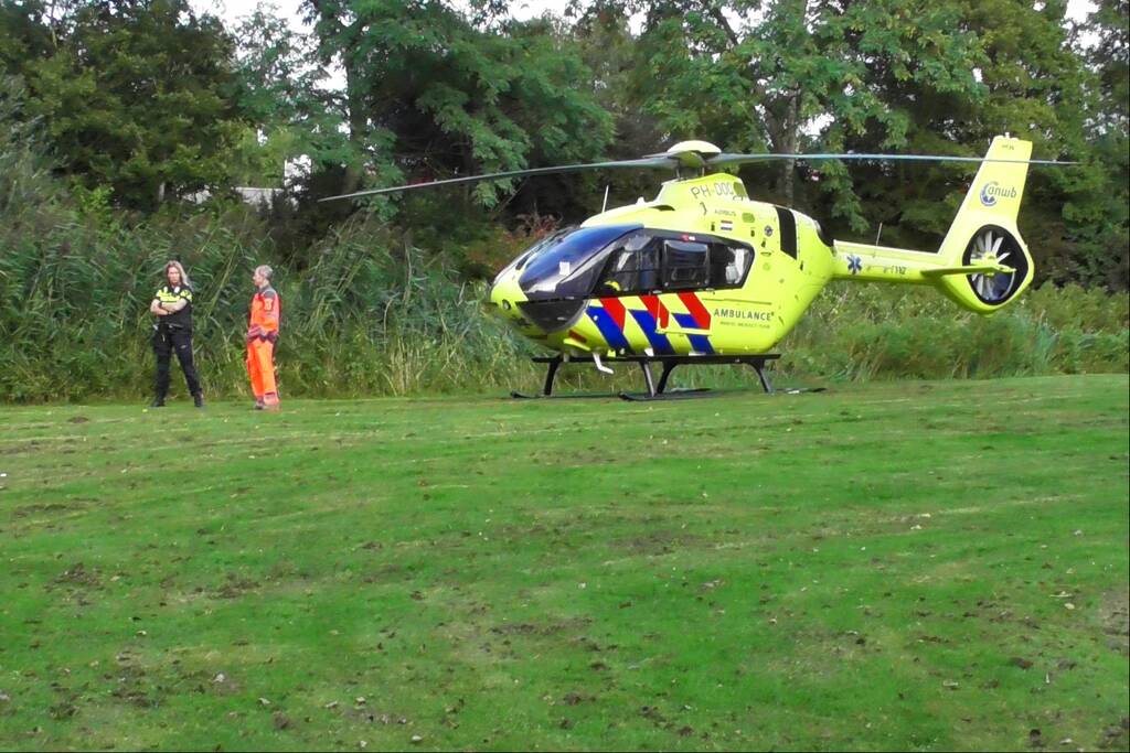Traumahelikopter ingezet voor incident
