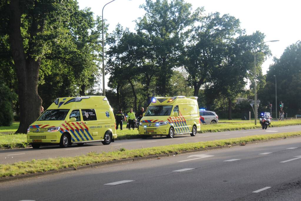 Fietser gewond door ongeval met fietser