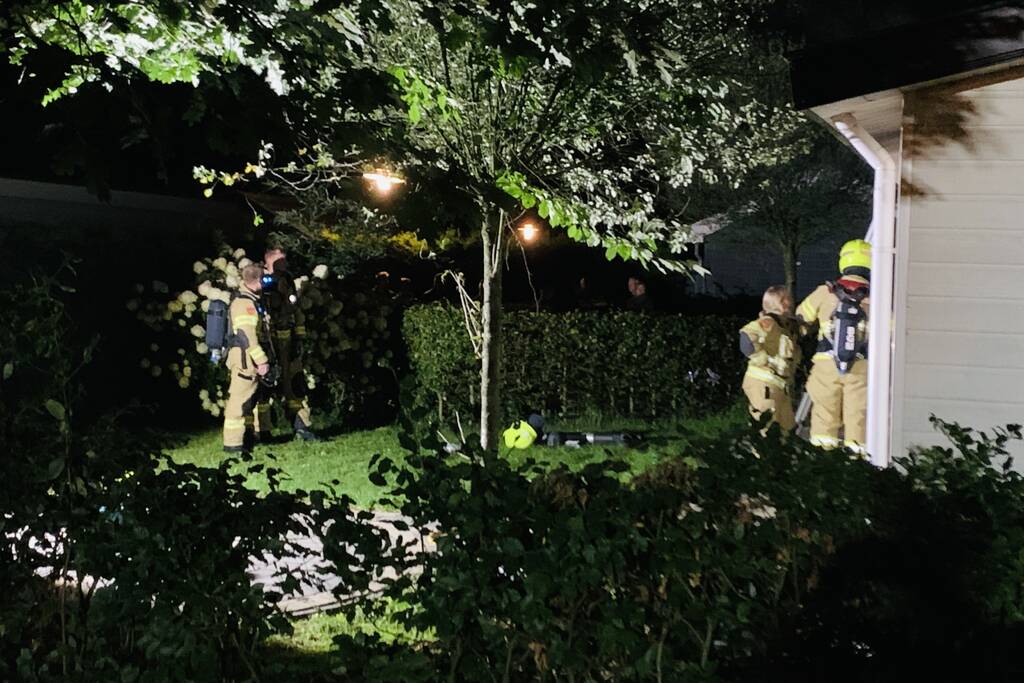 Veel rookontwikkeling door brand in chalet