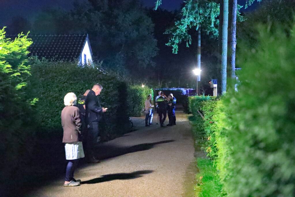 Veel rookontwikkeling door brand in chalet