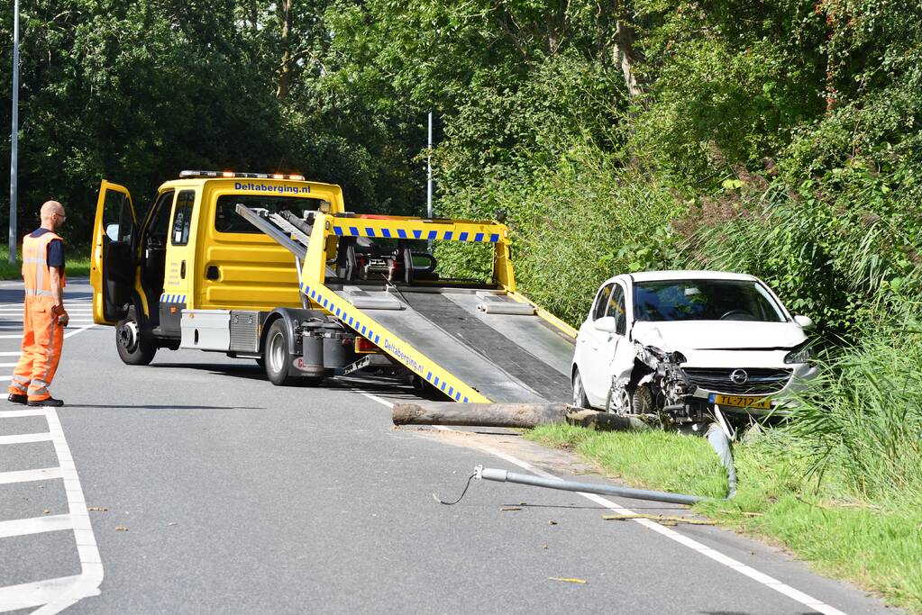Veel schade bij eenzijdig ongeval