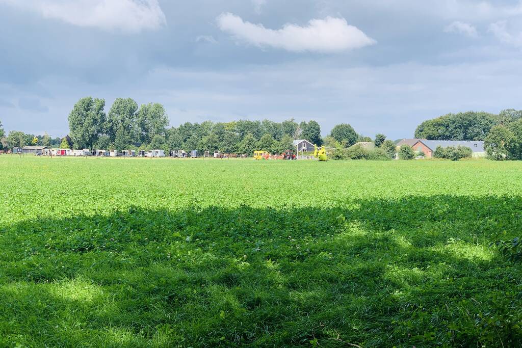 Traumahelikopter landt voor incident op kampeerboerderij