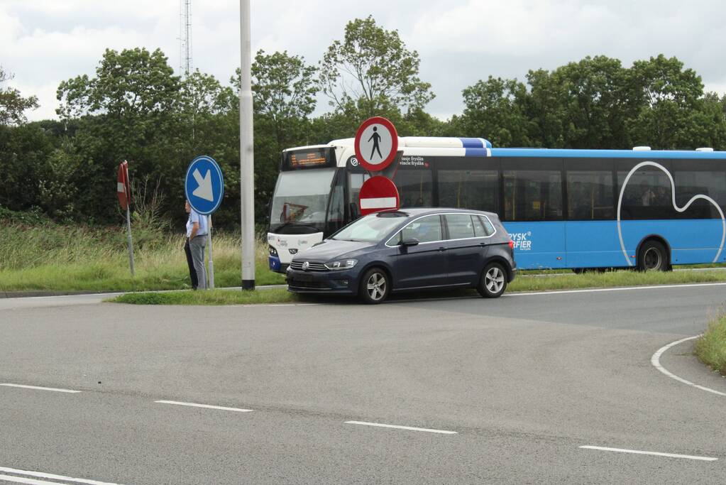Drie auto's betrokken bij ongeval afrit A7