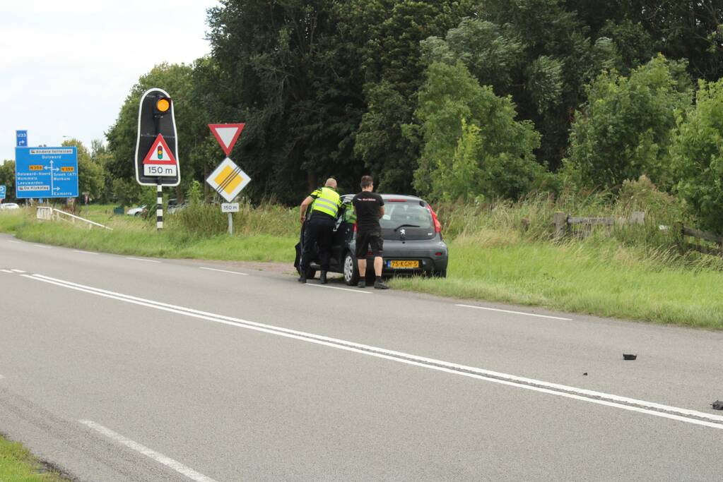 Drie auto's betrokken bij ongeval afrit A7