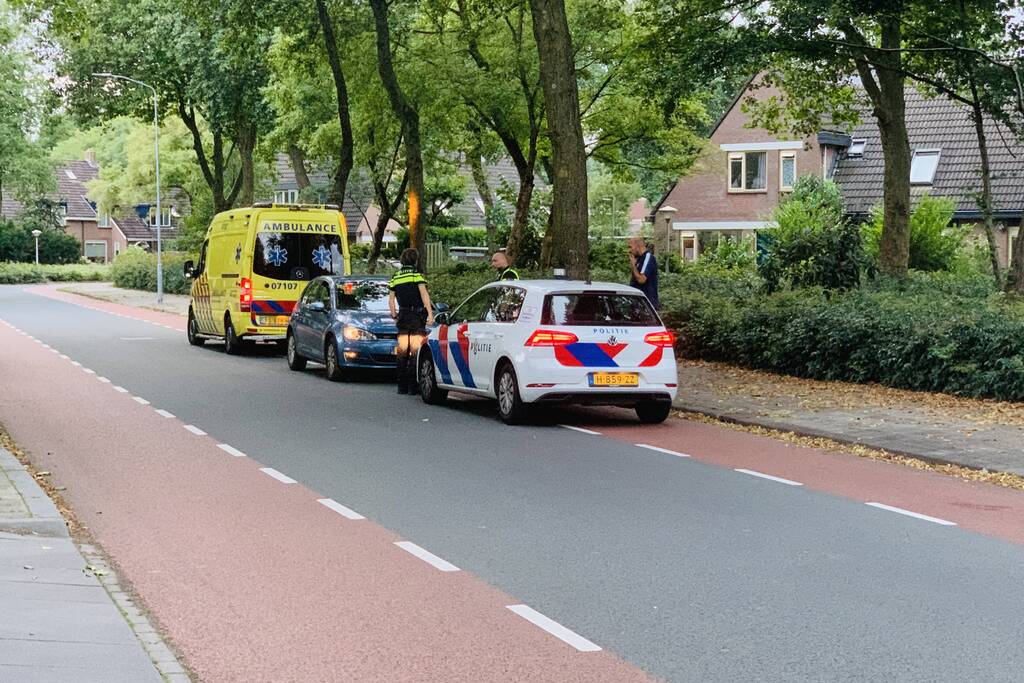 Scooterrijder komt ten val