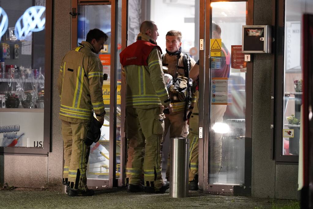 Tankstation vol rook, mogelijk inbraakalarm
