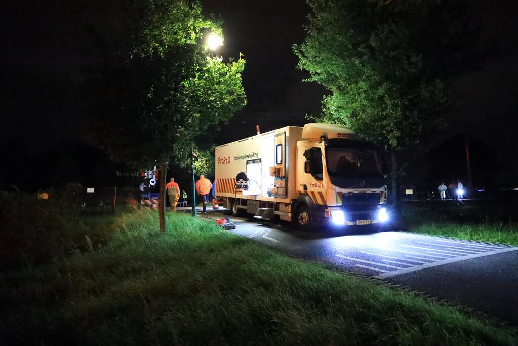 Tijdelijk geen treinverkeer door aanrijding op het spoor