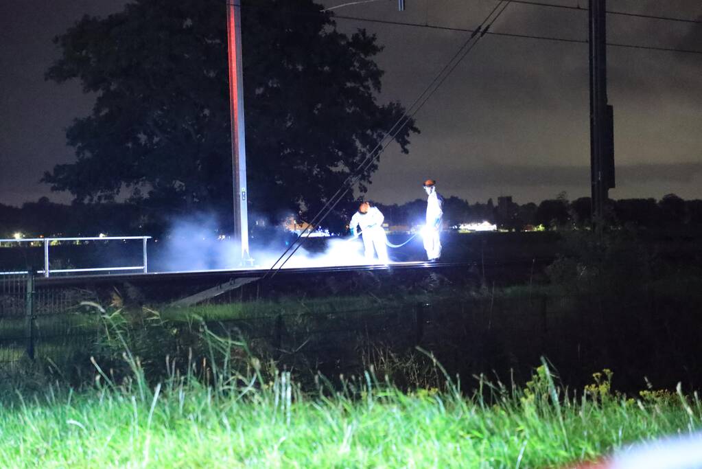 Tijdelijk geen treinverkeer door aanrijding op het spoor