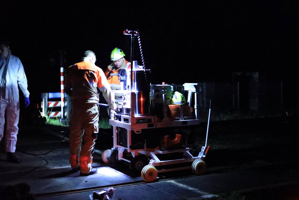 Tijdelijk geen treinverkeer door aanrijding