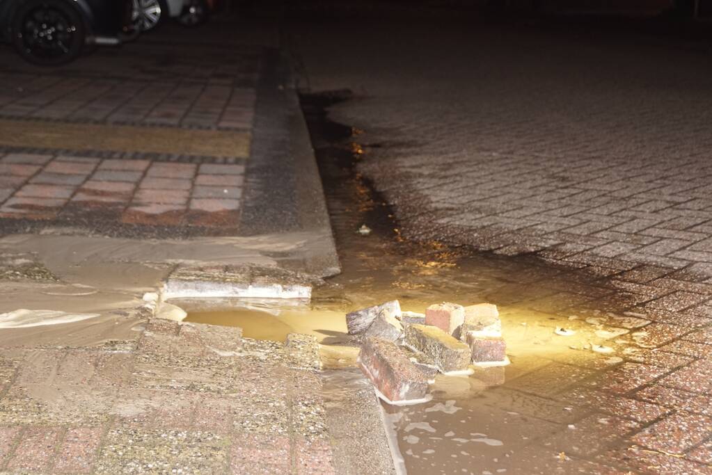 Waterlekkage zorgt voor flink lawaai in nacht