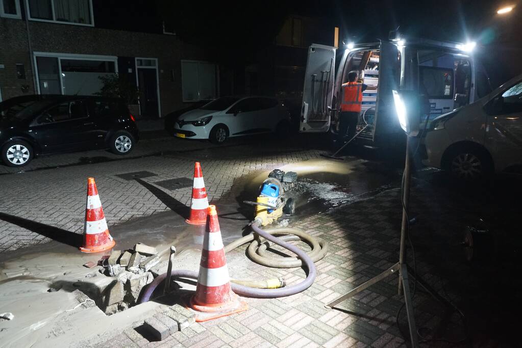 Waterlekkage zorgt voor flink lawaai in nacht