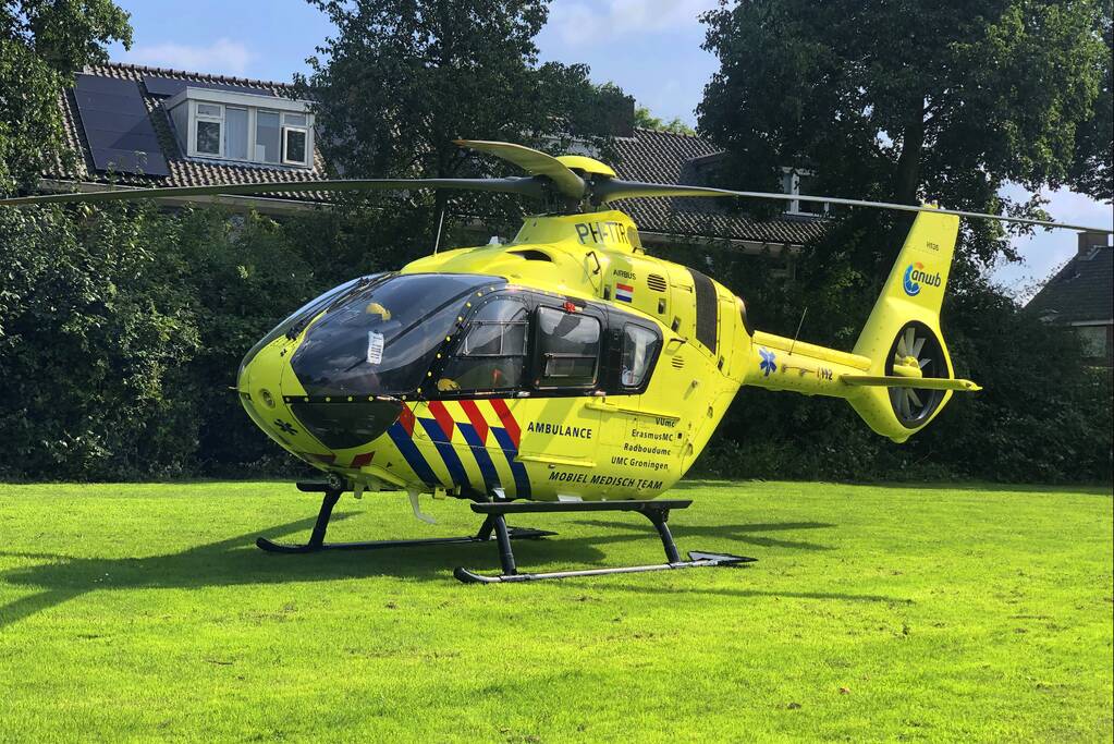 Traumahelikopter ingezet voor incident