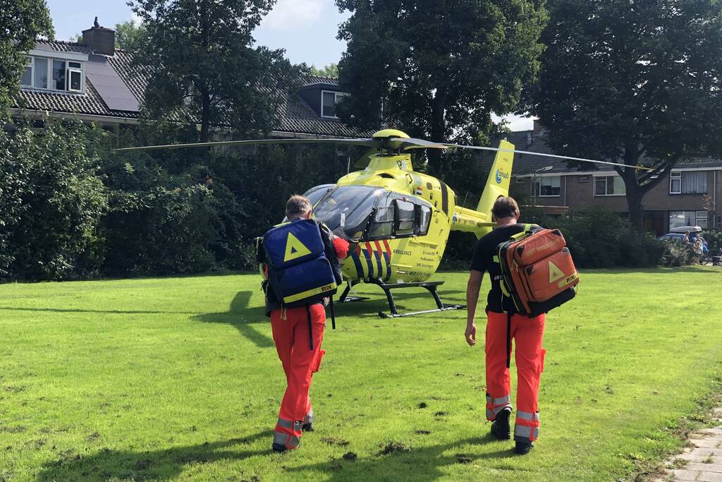 Traumahelikopter ingezet voor incident