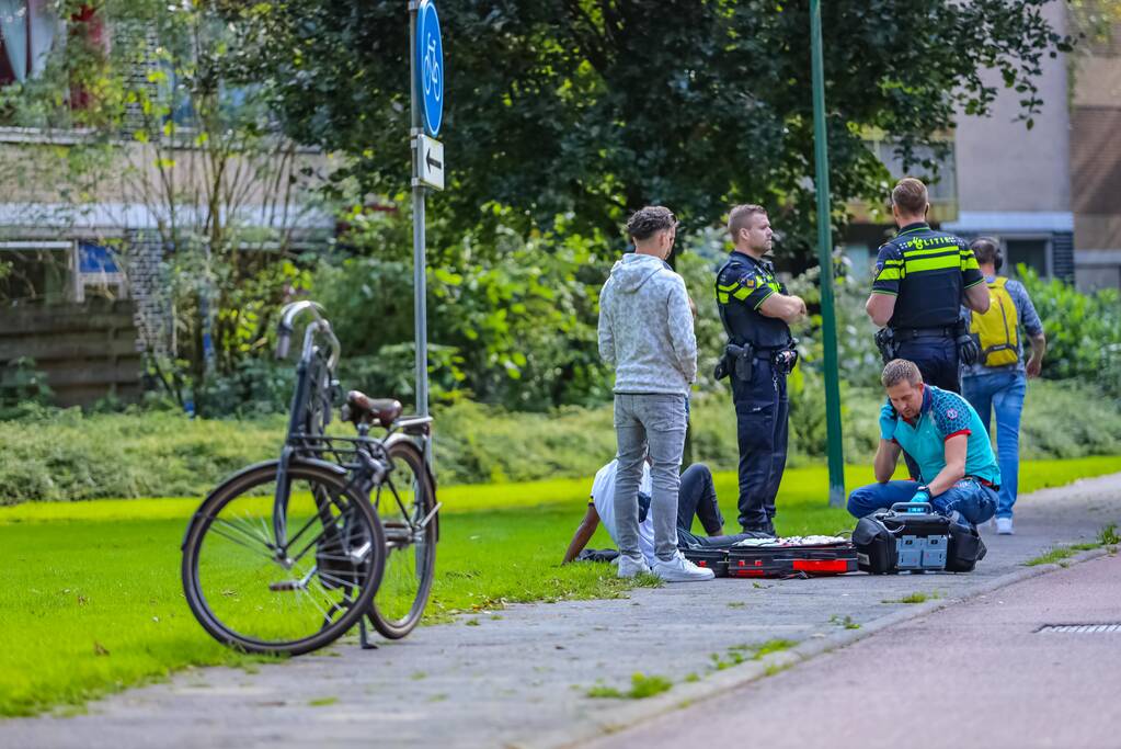 Fietser gewond bij ongeval met personenauto