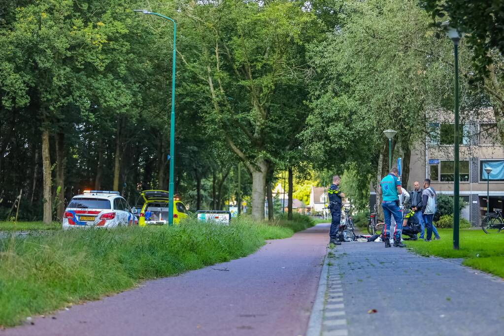 Fietser gewond bij ongeval met personenauto