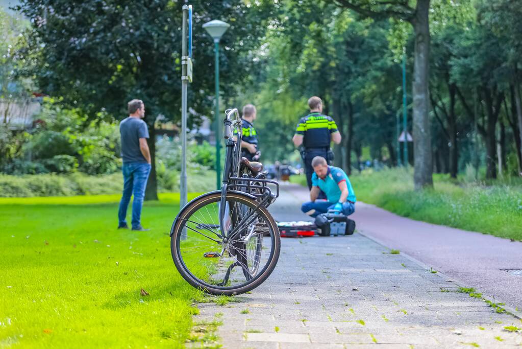 Fietser gewond bij ongeval met personenauto