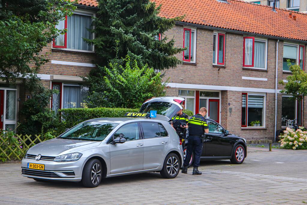 Leswagen betrokken bij aanrijding met fietsster