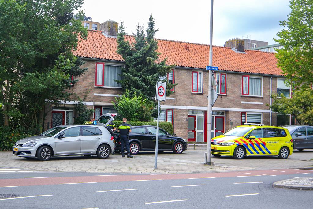 Leswagen betrokken bij aanrijding met fietsster