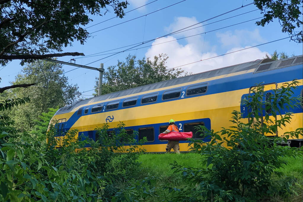 Geen treinverkeer door aanrijding