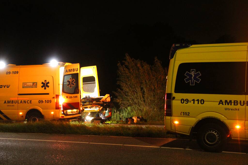 Scooterrijder betrokken bij ernstig ongeval op fietspad