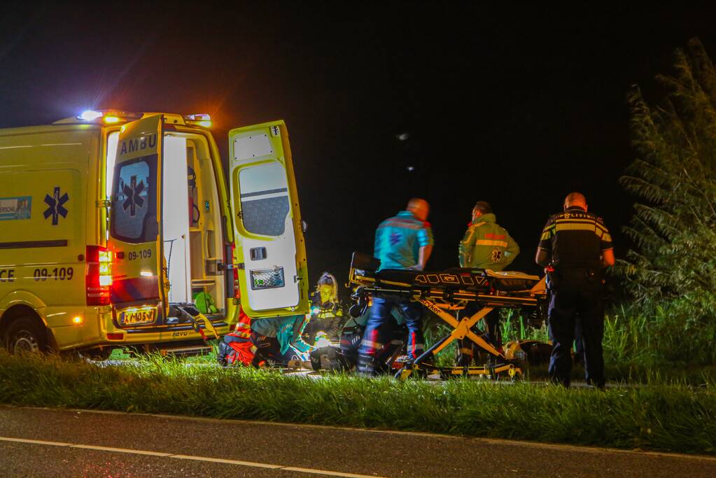 Scooterrijder betrokken bij ernstig ongeval op fietspad