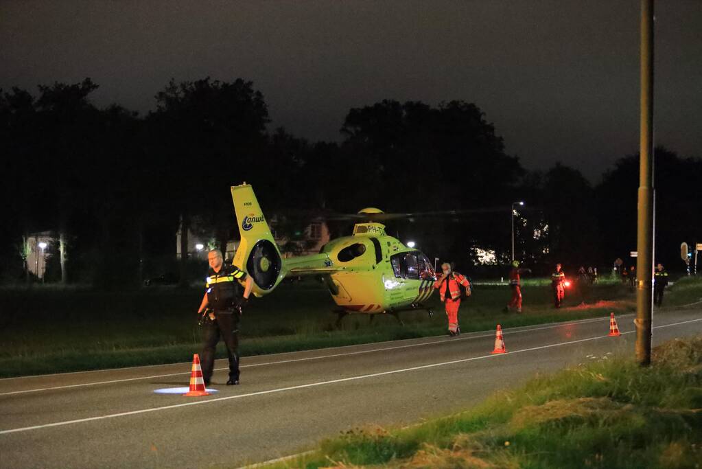 Scooterrijder betrokken bij ernstig ongeval op fietspad