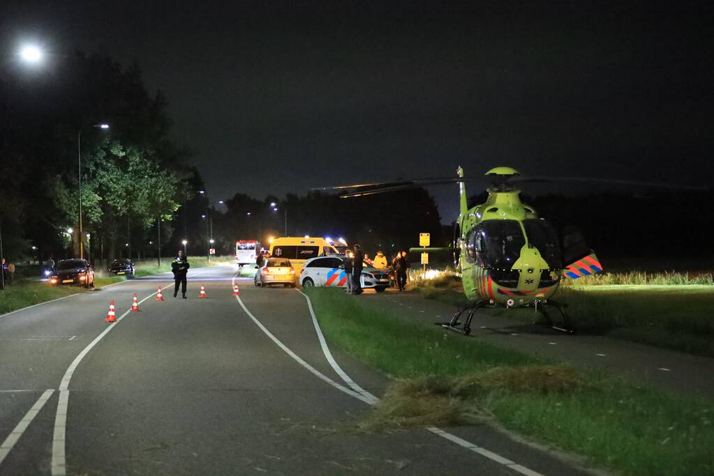 Scooterrijder betrokken bij ernstig ongeval op fietspad