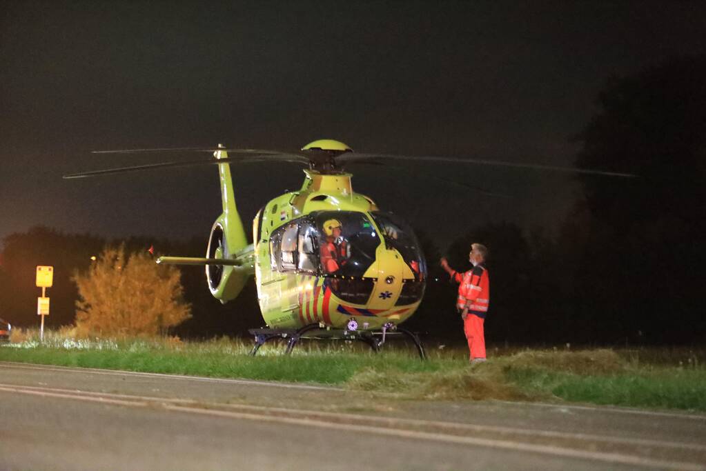 Scooterrijder betrokken bij ernstig ongeval op fietspad