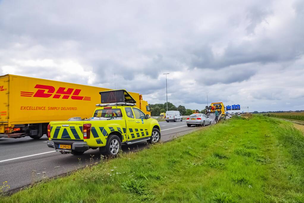 Flinke schade tussen meerdere voertuigen