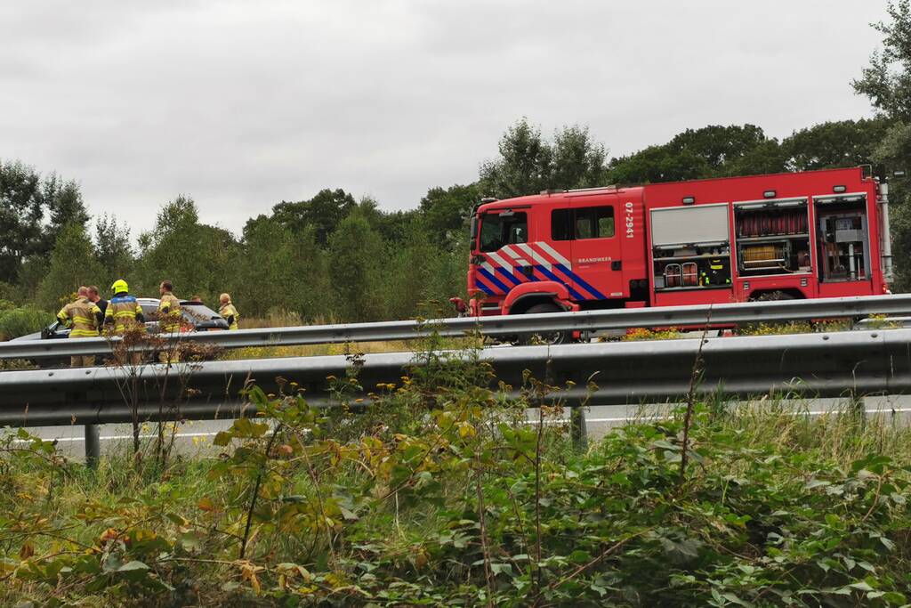 Vier voertuigen betrokken bij ongeval op snelweg