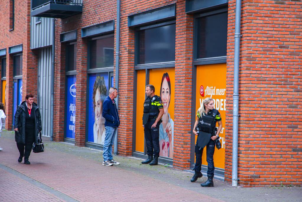 Veel politie in kogelwerende vesten