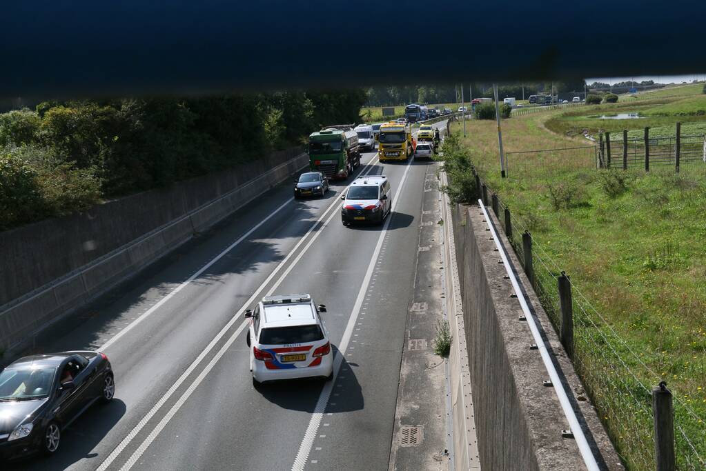 Schade bij kop-staart botsing