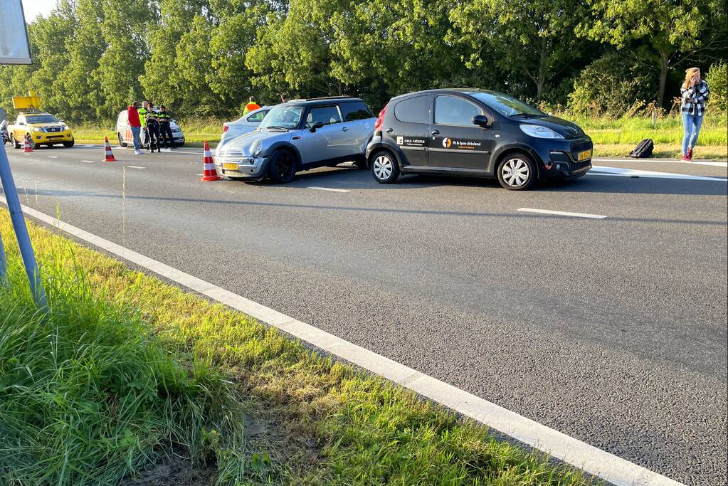Flinke schade bij kop-staart botsing