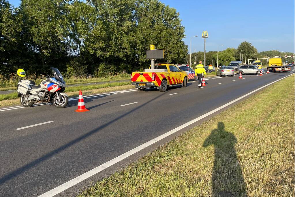 Flinke schade bij kop-staart botsing