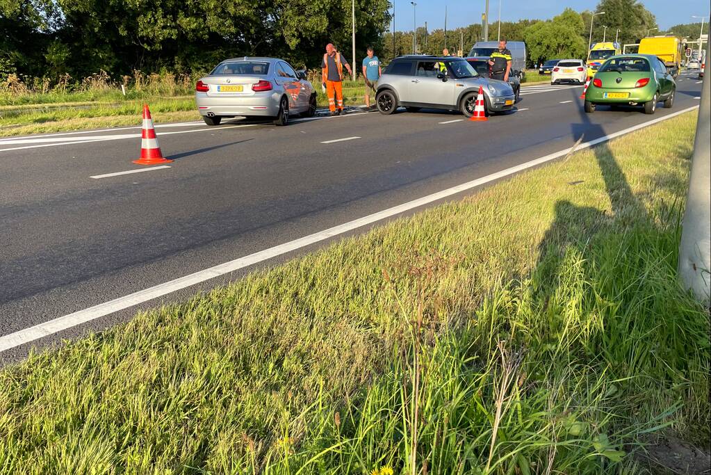 Flinke schade bij kop-staart botsing