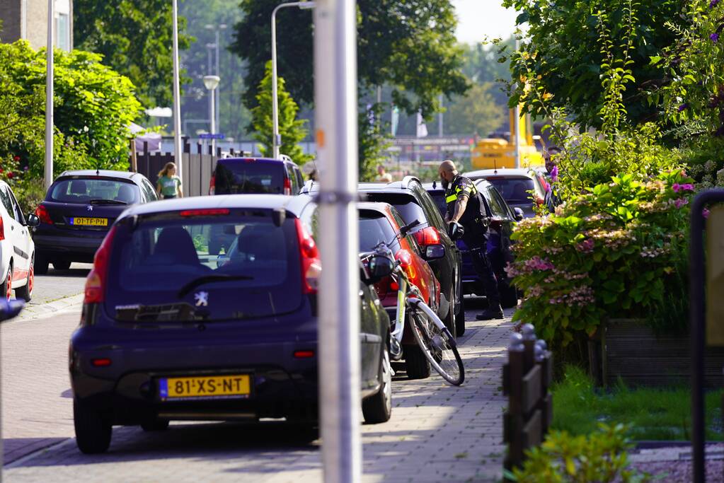Grote politiemacht op de been in Oosterwei