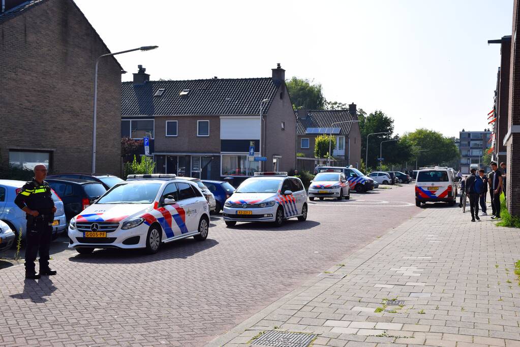 Grote politiemacht op de been in Oosterwei