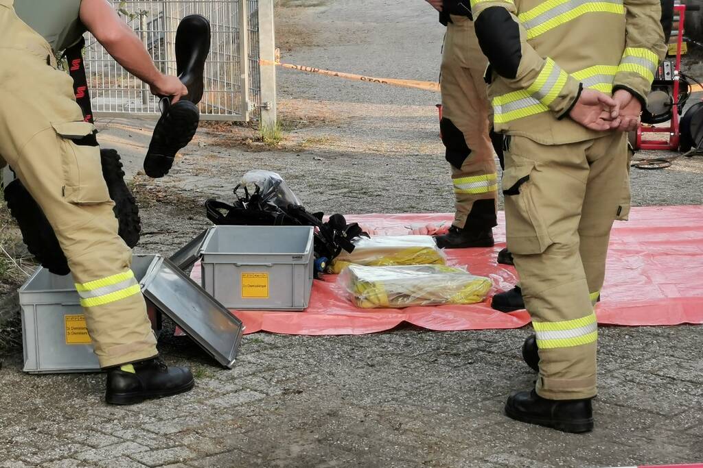 Brandweer doet nacontrole Zwembad De Vrije Slag