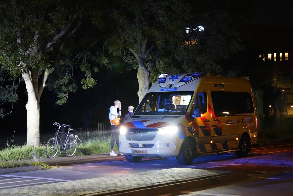 Fietsster thuis afgezet na ongeval