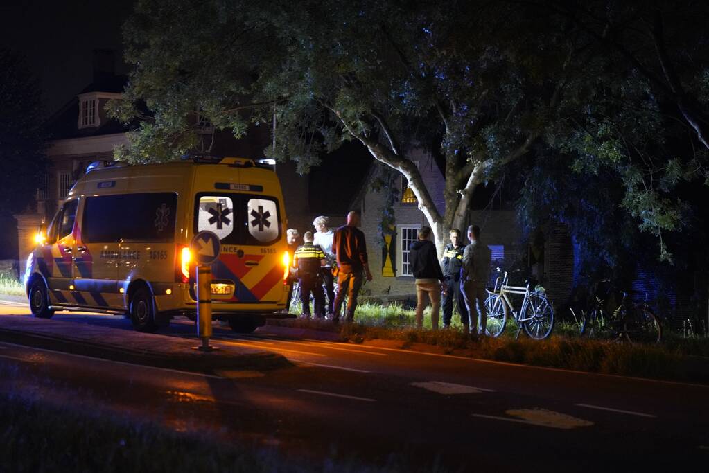 Fietsster thuis afgezet na ongeval